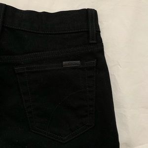 Joe’s Jeans Black Straight Ankle Denim